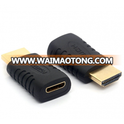 Factory Sell Mini HDTO HDMI Adapter  Female to  male Converter