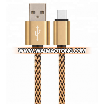 Charger type c USB 3.1 Braided Fast Charging Data Sync Quick Charger Cable