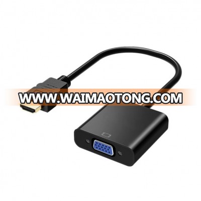 1080P HDMI to VGA Cable Adapter Converter Male to Female with Built-In Chipset and up to 1080P