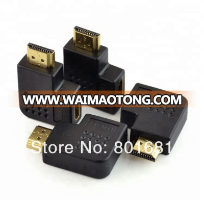 High quality HDMI Male to Female Adapter 90 Degree Angle Connector Converter