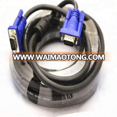 10M/30ft Double shielding HD15pin 3+6 LCD VGA Cable